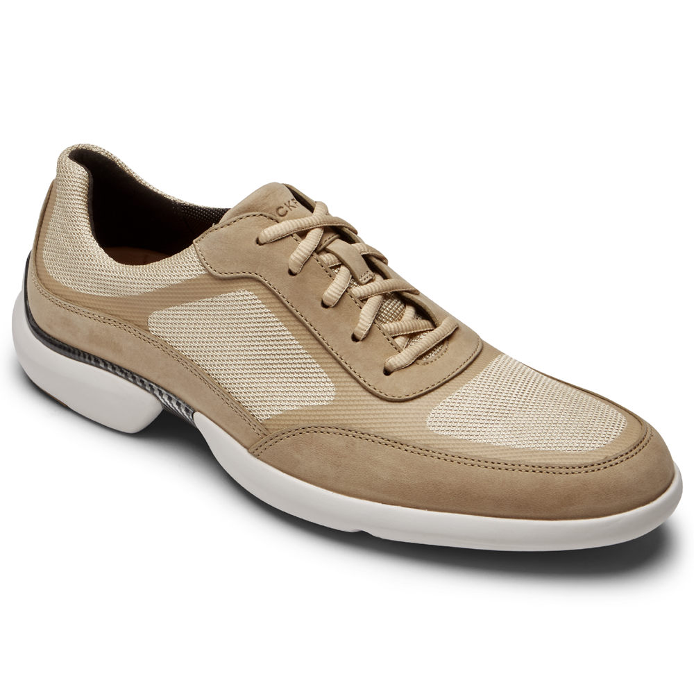 Rockport Mens Sneakers Khaki - Total Motion Advance Sport Mesh Shoe - UK 714-LOHEDI